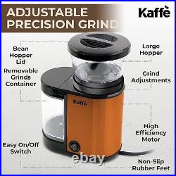 Kaffe Electric Coffee Grinder Mill withAdjustable Setting Burr Coffee Bean Grinder