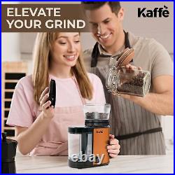 Kaffe Electric Coffee Grinder Mill withAdjustable Setting Burr Coffee Bean Grinder