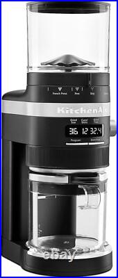 KitchenAid Burr Coffee Grinder, 10 oz, Matte Black KitchenAid Burr Coffee Grinder, 10 oz, Matte Black