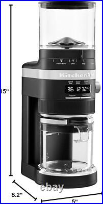 KitchenAid Burr Coffee Grinder, 10 oz, Matte Black KitchenAid Burr Coffee Grinder, 10 oz, Matte Black