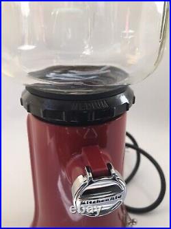 KitchenAid Coffee Mill Burr Grinder KCG200ER Kitchen Aid Empire Red Clean Tested
