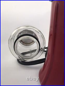 KitchenAid Coffee Mill Burr Grinder KCG200ER Kitchen Aid Empire Red Clean Tested