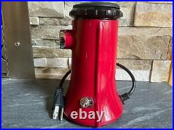 KitchenAid Coffee Mill Grinder KCG200ER1 Tested & Works! RED Free Ship