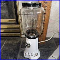 KitchenAid Coffee Mill Grinder White Base Glass Jar Custom Light Lamp