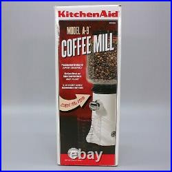 KitchenAid Coffee Mill Grinder White Model A-9 Greenville Ohio, USA KCG200WH