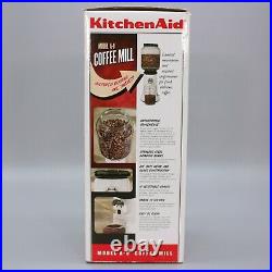 KitchenAid Coffee Mill Grinder White Model A-9 Greenville Ohio, USA KCG200WH