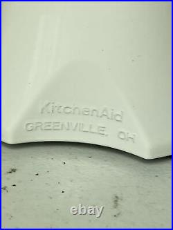 KitchenAid Coffee Mill Grinder White With Glass And Scoop Model KCG200WH