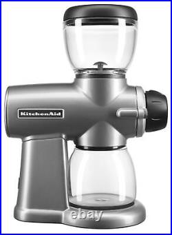 KitchenAid KCG0702CS Burr Coffee Grinder, Contour Silver KitchenAid KCG0702CS Burr Coffee Grinder, Contour Silver