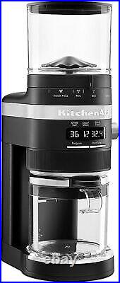 KitchenAid KCG8433BM Burr Coffee Grinder Black Matte