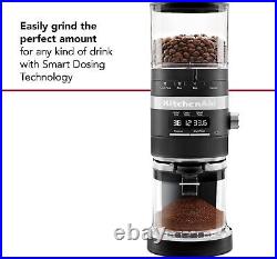 KitchenAid KCG8433OB Burr Coffee Grinder Black Matte