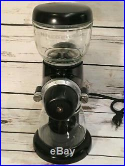KitchenAid KPCG100OB1 Coffee Bean Burr Pro Line Electric Grinder Mill Onyx Black