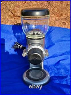 Kitchen Aid Pro Line Coffee Mill KPCG100PM1 Silver VG P/O Working Condition Kitchen Aid Pro Line Coffee Mill KPCG100PM1 Silver VG P/O Working Condition