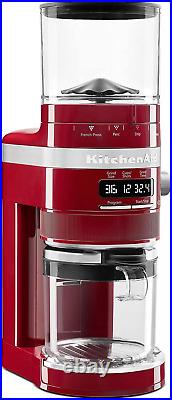 Kitchenaid Burr Coffee Grinder KCG8433 Empire Red, 10 Oz