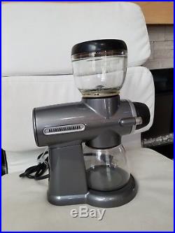 Kitchenaid Pro Line Commercial Burr Coffee Mill Grinder Silver