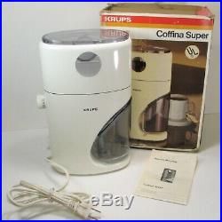 Krups Coffina 223 Germany Coffee Mill Burr Grinder Mr. Fusion Back To The Future