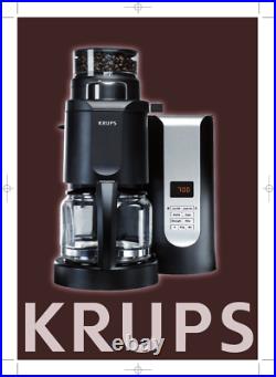 Krups Pro Brewer (km7000) 10 Cup Coffee Maker 950 Watt Conical Burr Grinder
