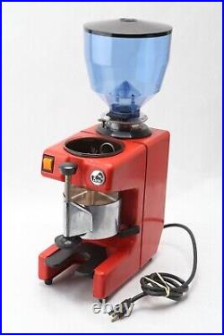 La Pavoni Zip Coffee Burr Coffee Espressor Commercial Shop Grinder Red Vintage