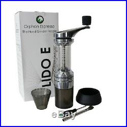 Lido E Manual Espresso & Coffee Grinder 48mm Swiss Conical Steel Burrs New