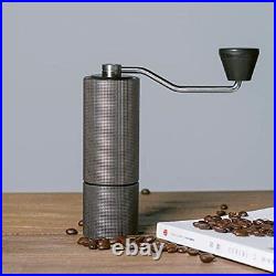 Manual Coffee Grinder Capacity 25g with CNC Stainless Steel Conical Burr