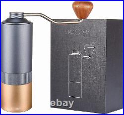 Manual Coffee Grinder, Numerical Internal Adjustable Stainless Steel Burr Fixed