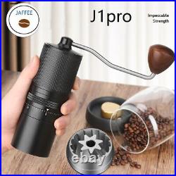 Manual Coffee Grinder With 39.8mm 7core Burr External Adjustable Portable Mill