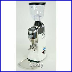Mazzer Robur S Electronic Espresso Coffee Grinder Conical Burrs White