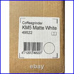 Moccamaster KM5 Coffee Grinder Matte White Electric Burr Mill Moccamaster KM5 Coffee Grinder Matte White Electric Burr Mill