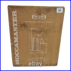 Moccamaster by Technivorm KM5 Burr Grinder Matte Black 49521 NIB No Grounds Jar