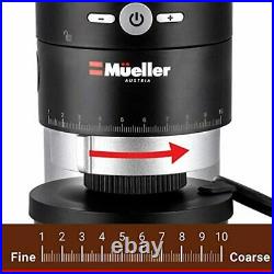 Mueller Ultra-Grind Conical Burr Grinder Professional Series, Innovative Detacha