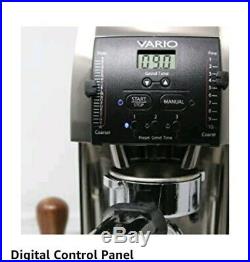 NEW Baratza Vario 886 Flat Burr Coffee Grinder with metal Porta Holder