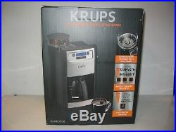 NEW KRUPS Grind & Brew 10 Cup Automatic Coffee Maker withBurr Grinder KM785D50