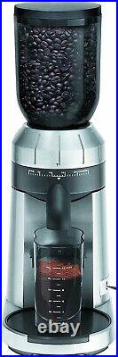 NEW KRUPS Professional Die Cast Conical Burr Stainless Steel Coffee Grinder