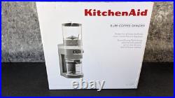 NEW? KitchenAid Burr Coffee Grinder KCG8433 Matte Charcoal Grey, 10 Oz NEW? KitchenAid Burr Coffee Grinder KCG8433 Matte Charcoal Grey, 10 Oz