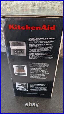 NEW? KitchenAid Burr Coffee Grinder KCG8433 Matte Charcoal Grey, 10 Oz NEW? KitchenAid Burr Coffee Grinder KCG8433 Matte Charcoal Grey, 10 Oz