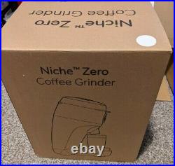 NEW Niche Zero Coffee / Espresso Grinder White US 110v BRAND NEW IN BOX