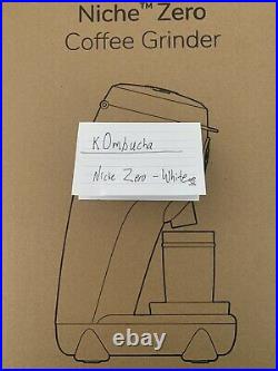 NEW Niche Zero Coffee / Espresso Grinder White US Plug