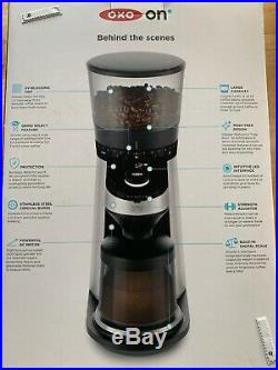 NEW OXO ON BREW Conical Burr Coffee Grinder with Built-In Scale 8710200
