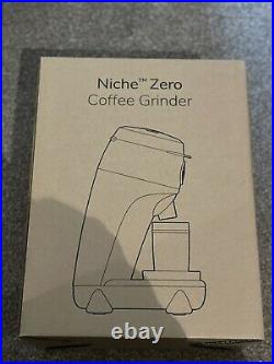 NICHE ZERO Coffee Grinder BLACK UK Plug BRAND NEW Unopened Next Day Courier
