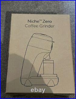 NICHE ZERO Coffee Grinder WHITE UK Plug BRAND NEW Unopened