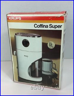 NOS KRUPS Coffina Super 223 Coffee Grinder Back To The Future, Alien