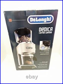 New DELONGHI KG521M Dedica Digital Coffee Stainless Steel Conical Burr Grinder