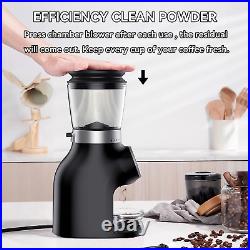 New Electric Coffee Grinder Digital Control Burr with 31 Grind Settings 1-10 Cup