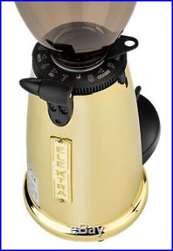 New Elektra Espresso MSDO Italian Coffee Beans Flat Burr Grinder Mill Brass 220V