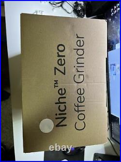 Niche Zero Coffee Espresso Burr Grinder Single Dose White USA, 120V, New