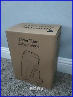 Niche Zero Coffee Grinder (Midnight Black, Brand New, Unopened US Plug)