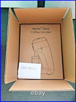 Niche Zero Coffee Grinder. US Version(120V). White. New In Box