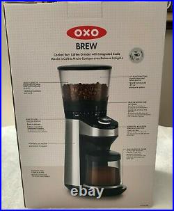 OXO BREW Conical Burr Coffee Grinder with Integrated Scale Brand New
