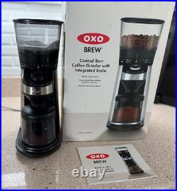 OXO Brew Conical Burr Coffee Grinder (Model 8710200) withIntegrated Scale