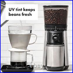 OXO Brew Conical Burr Coffee Grinder, Silver