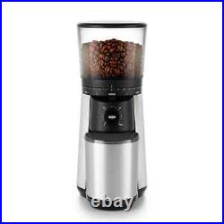 OXO Coffee Grinder Conical Burr Stainless Steel with Adjustable Settings 16 Oz